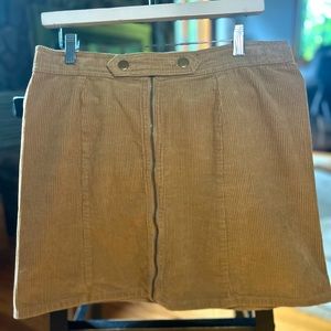 Blue Spice corduroy skirt, tan, size 9